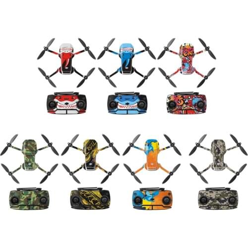 Protective PVC Stickers For DJI Mavic Mini Waterproof Decals Drone Body Arm Remote Control Protector Skin Mavic Mini Accessories