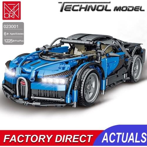 Famous Sport Car Building Blocks Super Speed Brick Set Racing Race Car Simulation Model Bricks Moc Toys For Boys Birthday Gifts