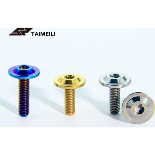 1pcs/titanium alloy butterfly umbrella head screw M5x15mmM5x20mm locomotive housing screw