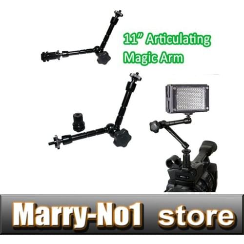 11" inch Friction Articulating Magic Arm For Universal Camera LCD Monitor LED For 5d 6d 60d 70d 550d 700d d7000 Free Shipping