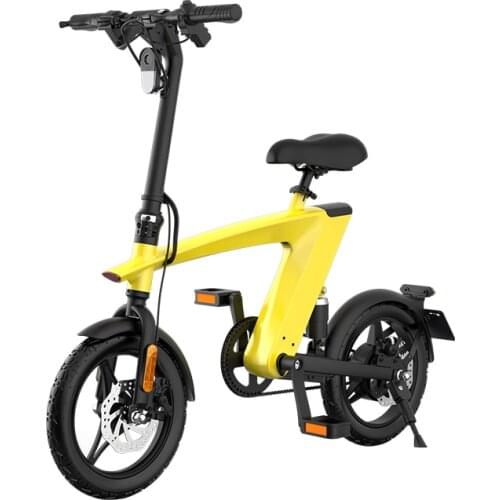 14 inch 36V10AH aluminum alloy folding electric bicycle 250W High speed brushless gear motor