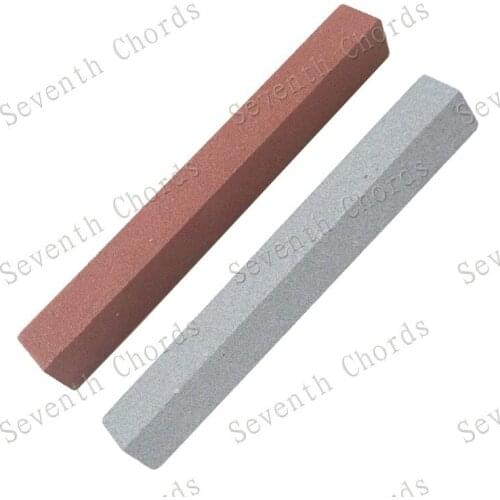 2 Pcs Grindstone Sanding Polishing Beam For Guitar Bass Fretboard Fret String Luthier Tool
