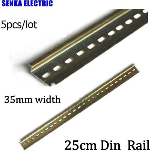 5pcs/lot 25cm Length Normal 35mm Width Din Rail for Switch Installing
