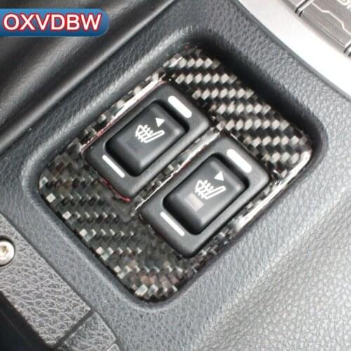 For Subaru BRZ TOYOTA 86 FT-86 accessories Seat heating decorate carbon fiber automotive interior trim stickers