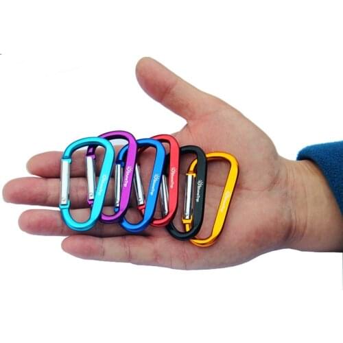 Fast hook tactical outdoor equipment tool multi-functional climbing buckle EDC backpack safety keychain camping hunting hiking