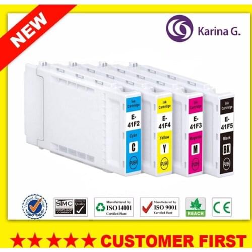 Premium Color Ink Cartridge Compatible For T41F T41F5 T41F2 T41F3 T41F4 suit for Epson SureColor SC-T3400 Printer