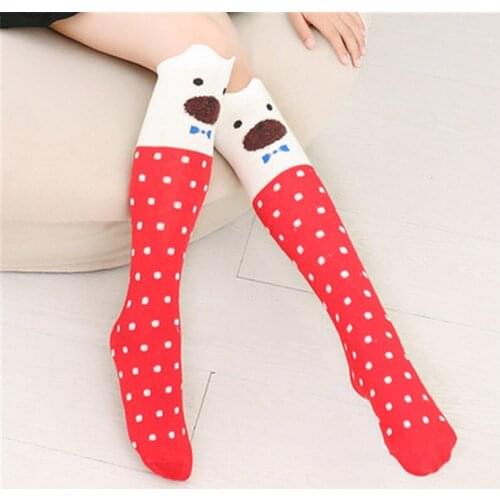 Childrens Pantyhose 3-12 Years Cotton New Summer Long Tube Princess Stocking For Girls Knee Socks Kid Dance Tights Christmas