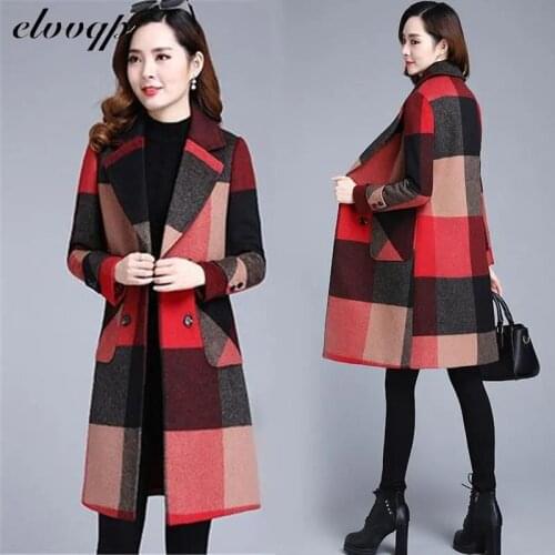 Elvvqp Womens Long Coats