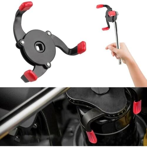 Vehicle Oil Filter Wrench 58-100mm Adjustable Universal 1-Way Jaw Remover For Auto Car SUV Truck Hand Tools Equipments