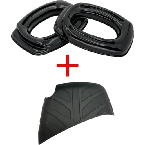 Gel ear pads and battery cover for Howard Leight Impact Sport Electronic Shooting Earmuffs Tactical Headset Hunting Headphone