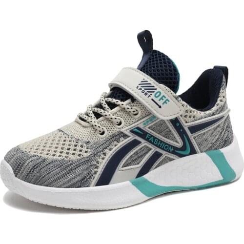 Thick Soft Bottom Children Outdoor Sport Shoes Lightweight Summer Breathable Mesh Boys Sneakers One Strap Webbing Shoes for Kids