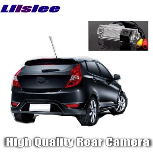 LiisLee Car Reversing image Camera For Hyundai Verna Accent Blue Fluidic Solaris Grand Avega i25 2005~2018 Rear View back up CAM