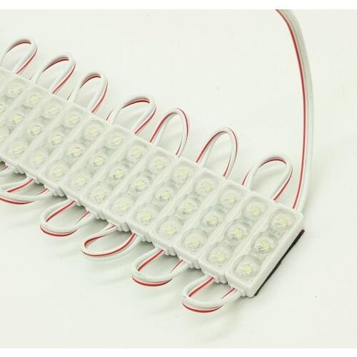 1.5W 30mmx8mm mini led module slim small size letter lightbox led module injection len 3smd 2835 outside board backlight DC12v