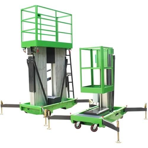 PLK LIF mobile hydraulic man cleaning mast lift 8m 10m 6m