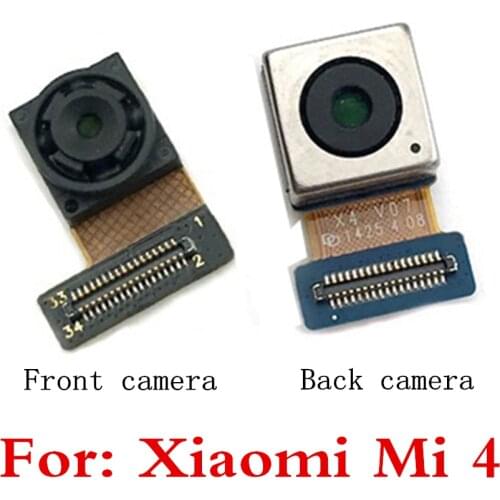 Rear & Front Camera Module For Xiaomi Mi 4 Rear Back Camera Flex Cable For Xiaomi Mi4 Replacement Repair Parts