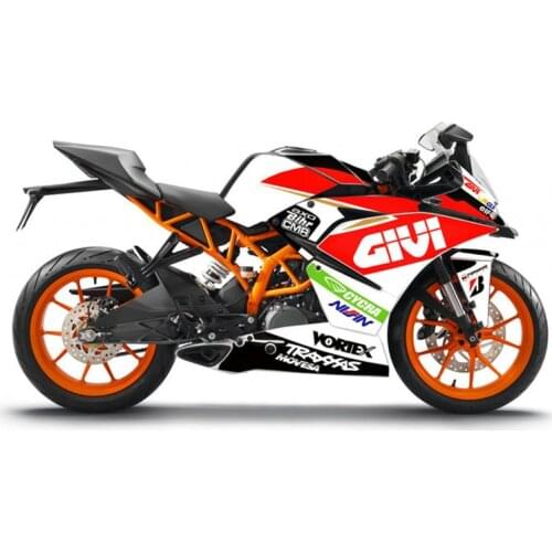 Motorcycle accessories 3M thick street car modified decal Car stickers for RC390 RC 390 Stickers on motorcycle