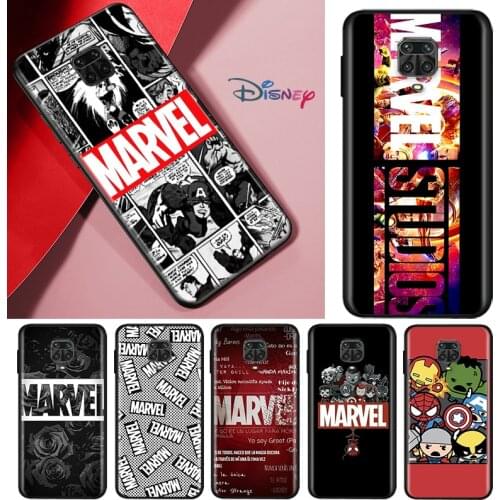 Marvel Avengers For Xiaomi Redmi Note 10S 10 9 9S 9T 8T 8 7 6 5 Pro Max 5A 4X 4 5G Soft Silicone Phone Case