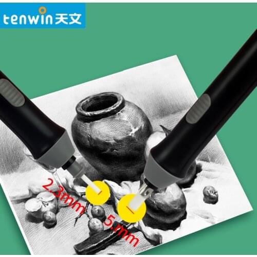 Tenwin Electric Eraser Kit, Auto Mechanical Pencil Erasers for Artists Hightlight Sketch Drawing Drafting Painting Kids School
