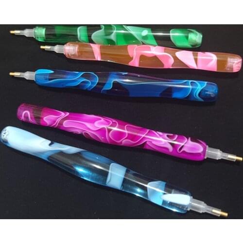 New Resin Diamond Painting Pen Point Drill Pen Handmade Craft Cross Stitch Embroidery DIY Craft Nail Art Sewing Accessories Tool