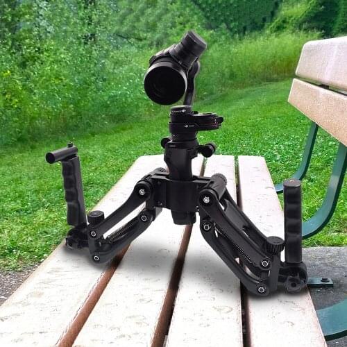 New Arrival 4 Axles Dual Handheld Gimbal Stabilizers for DJI Ronin S OSMO/ OSMO Mobile/ 2