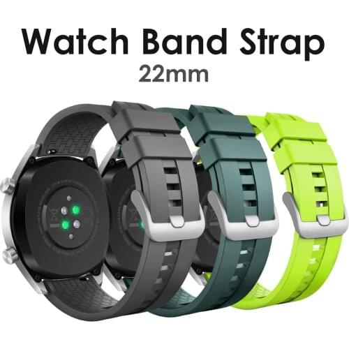 22mm Watch Band for Garmin Vivoactive 4 Strap & Garmin Fenix Chronos Watchband & Garmin Approach S40 Straps Silicone Accessories