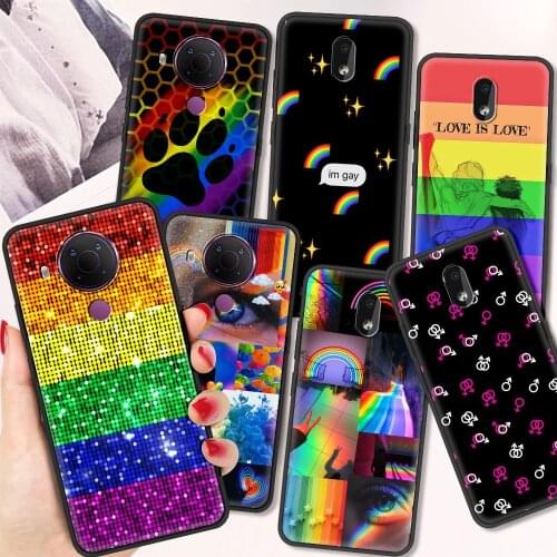 Gay Luxury Silicone Cover for Nokia 2.2 2.3 3.2 4.2 7.2 1.3 5.3 8.3 5G 2.4 3.4 C3 1.4 5.4 Phone Soft Case
