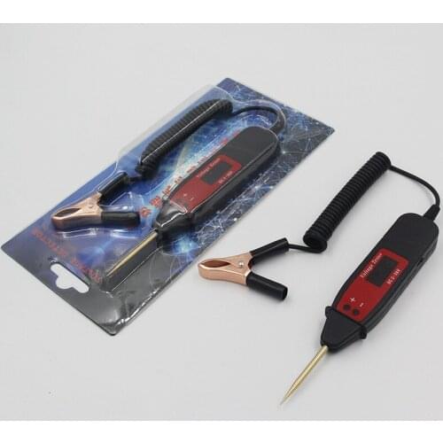 Car repair special test pen digital display car voltage detection pen test light car circuit test pen test light DC5-36V