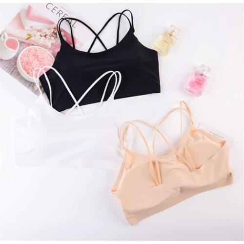 Sports Bra Padded Athletic Gym Sports Bra Women Yoga Top Bras Breathable Anti-sweat Shockproof Running Fitness Workout Sport Top