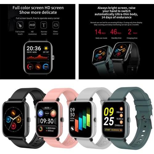 Smart Watch Men Women Body Temperature Heart Rate Blood Pressure Monitor Smart Bracelet Fitness Tracker Sport Watches