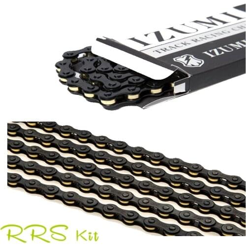 IZUMI X MASH SF 410 Bicycle Accessories Black Gold Track Single Speed Chain/Fix Gear Single Speed Bicycle Chains 116L