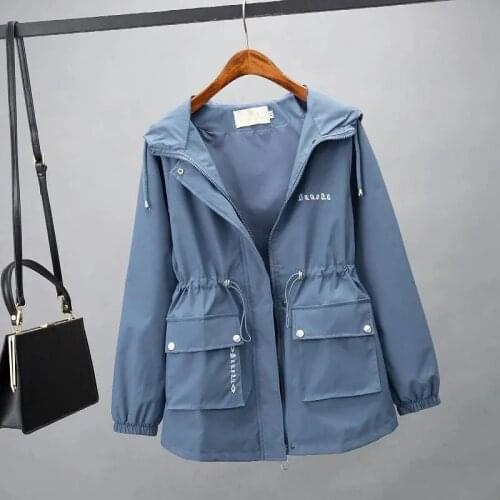 Женские тренчи с капюшоном YBWLXQ China At AliExpress