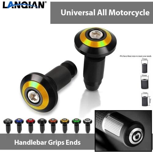 For Suzuki TL1000R DL650 VSTROM GSR 600 400 GSXR 125 150 GSXS 125 150 Motorcycle Handle Bar End Cap Anti Vibration Silder Plug