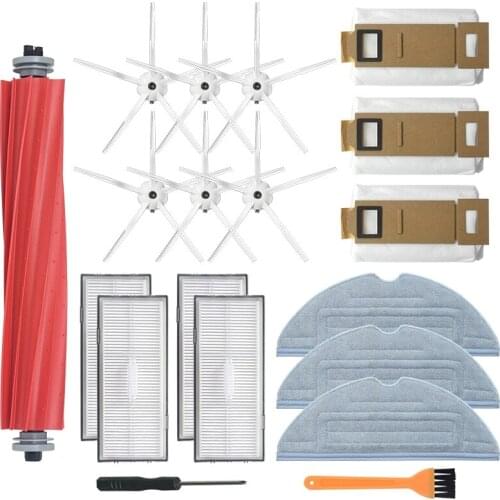 Main Brush Hepa Filter Mopping Cloth Side Brush Accessories For Xiaomi Roborock S7 T7S T7PLUS Mopping Cloth Spare Parts