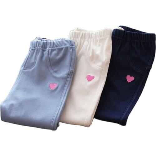 VIDMID girls leggings trounsers jeans childrens stretch pencil pants Girls spring and autumn P4393