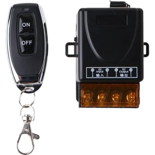 DC 9V-85V 4CH Remote Switch Garage Door Receiver Module and RF Remote Controller M5TD