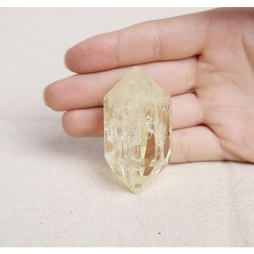 Flawless natural citrine quartz crystal wands