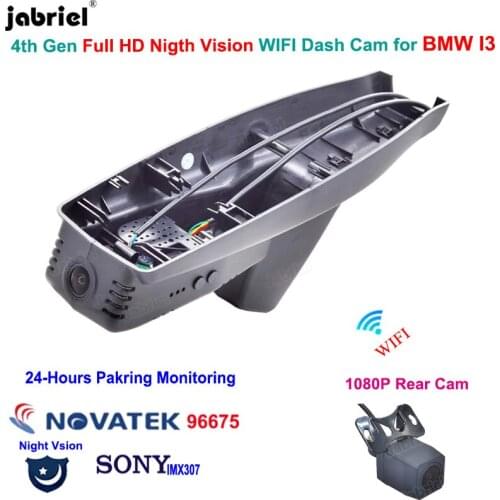 Full HD 1080P Night Vision Car Dvr WIFI 24H Dual Lens Dash Cam for BMW I3 I01 I01N 2013 2014 2015 2016 2017 2018 2019 2020 2021