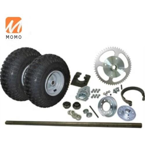 Go Kart Rear 1" Axle Shaft Kit Complete #40 Set Off-Road Fun Cart Parts DIY NEW