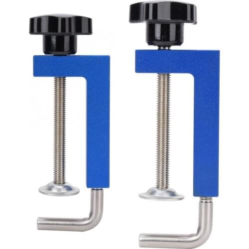 Multifunctional Rustproof Woodworking Fixed Fence Clamp 0-100mm/0-120mm Aluminum Alloy Adjustable G Clamp