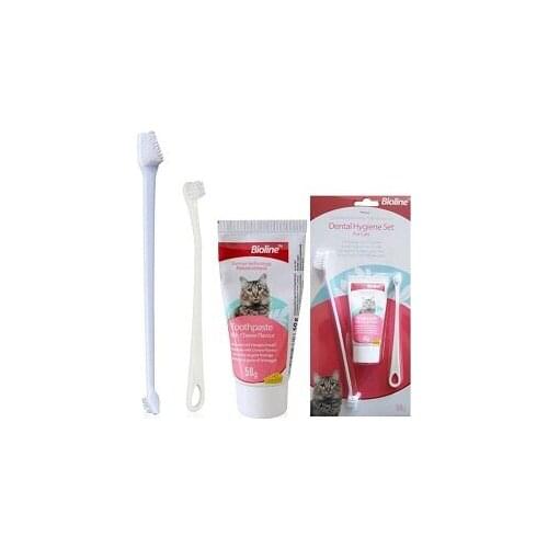 Bioline Cheese Flavored Cat Oral Care Set