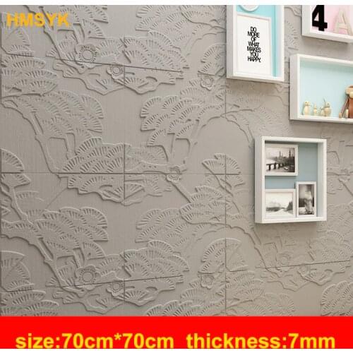 3D Wall Stickers Living Room TV Background Wall Ceiling Self-adhesive Wallpaper Decorative Painting Wallpaper Wall Stickers