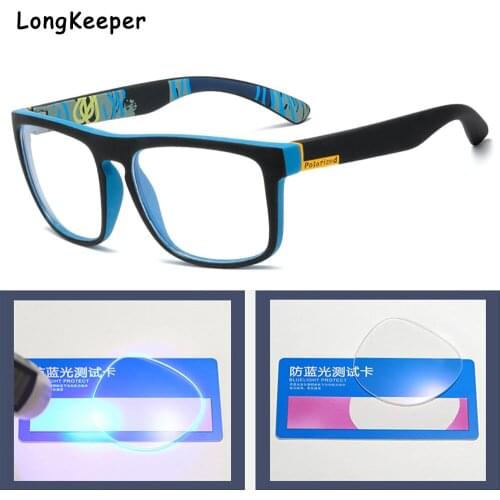 Blue Light Blocking Glasses Men Women Lightweight Eyeglasses Frame Filter Blue Ray Computer Game Glasses Square Oculos 2021