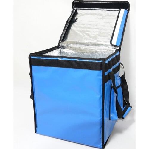 PK-66VB: Thermal Heated Food backpacks, Food Take out Bag, Magic Stick Closure, 16" L x 12" W x 18" H