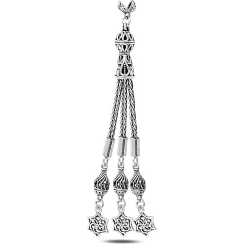 Silverlina Sterling Silver Oxidized Tassel