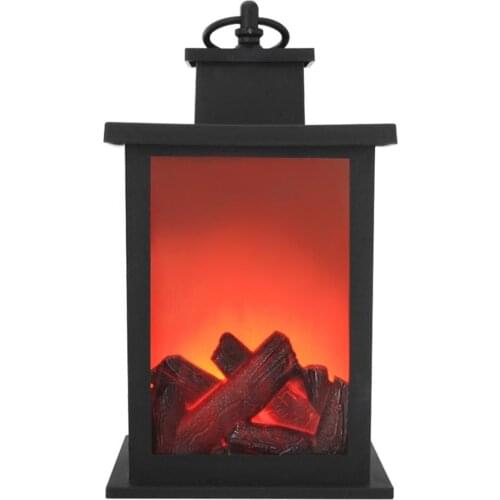 LED Flame Lantern Lamps Simulated Fireplace Flame Lamps Flame Modelling Design Light Bulb AA Battery Courtyard Living Room Decor