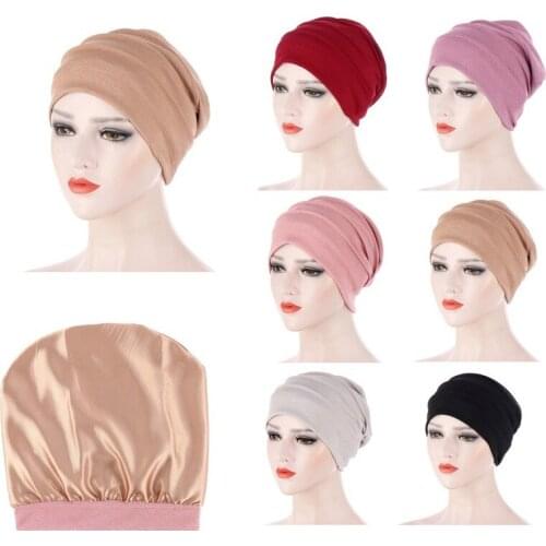 Turban Headwear For Women Solid Cotton Caps Chemo Beanies For Cancer Chemotherapy Grate For Friend, Wife, Sister Daily Use