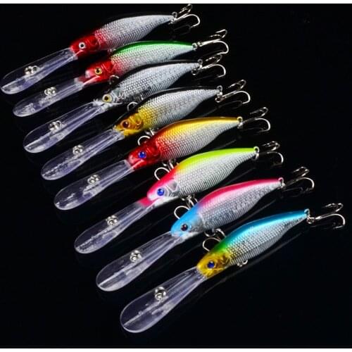 8pcs/Lot High Quality Fishing Lures Crank Bait Crankbaits Isca Artificial Tackle 11.5cm/9.2g Jigging Lure