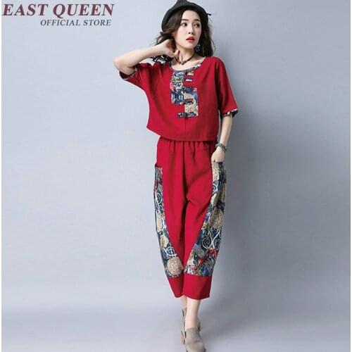 Ladies pant suits Elegant pant suits Women summer suits Chinese folk suits Oriental costumes AA2237 YX