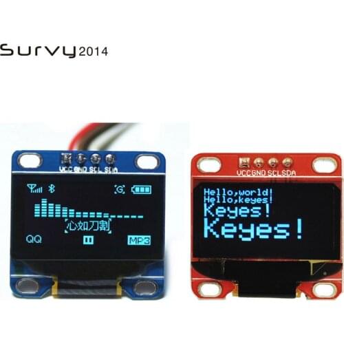 0.96" Blue 0.96 inch OLED 128X64 OLED Display Module 0.96" IIC I2C Communicate for arduino diy electronics