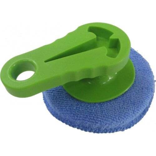 10Pcs Car Detailing Care Wash Clean Waxing Polishing Soft Microfiber Sponge Pads Car Accessories